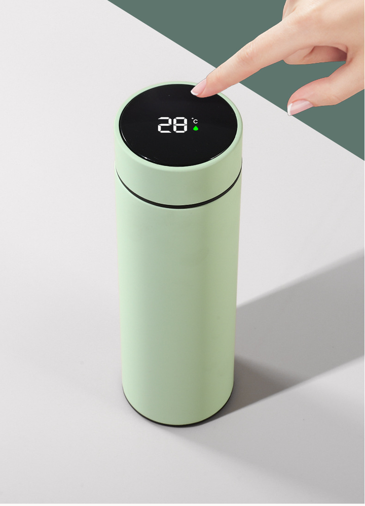 Waterfles met thermometer